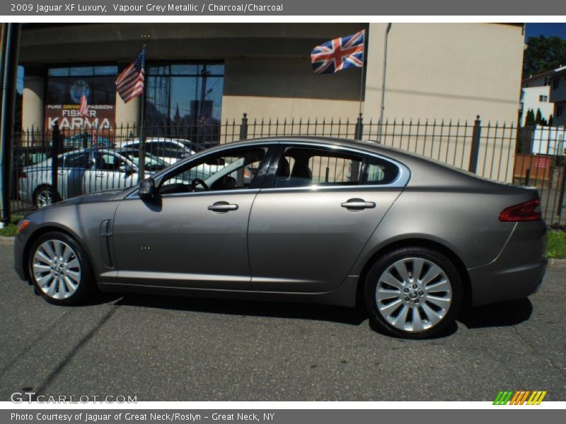 Vapour Grey Metallic / Charcoal/Charcoal 2009 Jaguar XF Luxury