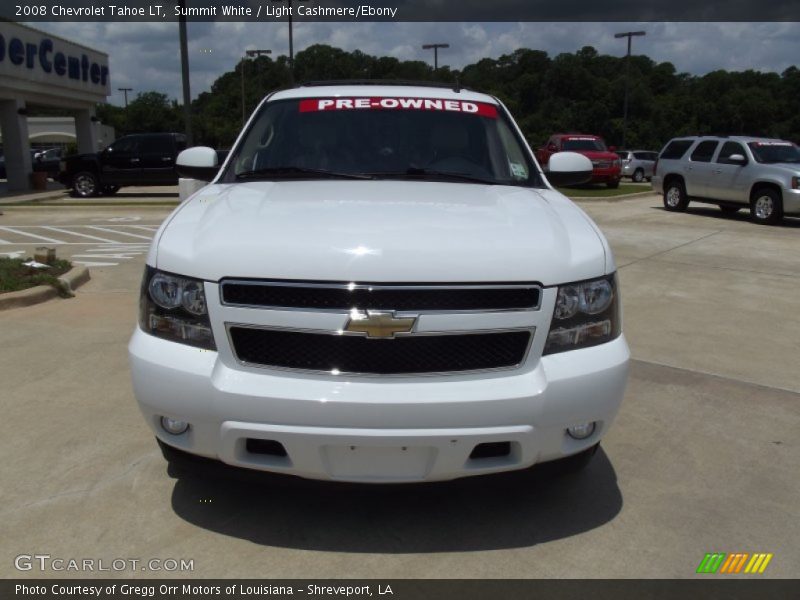 Summit White / Light Cashmere/Ebony 2008 Chevrolet Tahoe LT