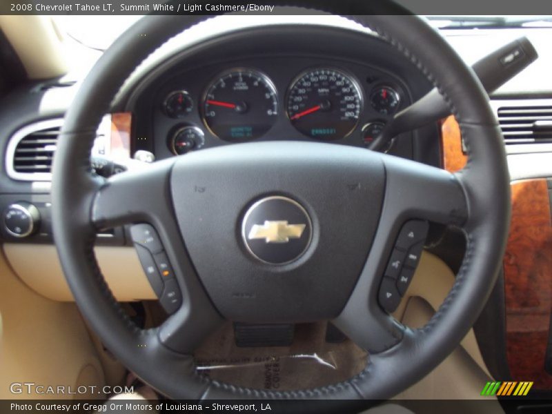 Summit White / Light Cashmere/Ebony 2008 Chevrolet Tahoe LT