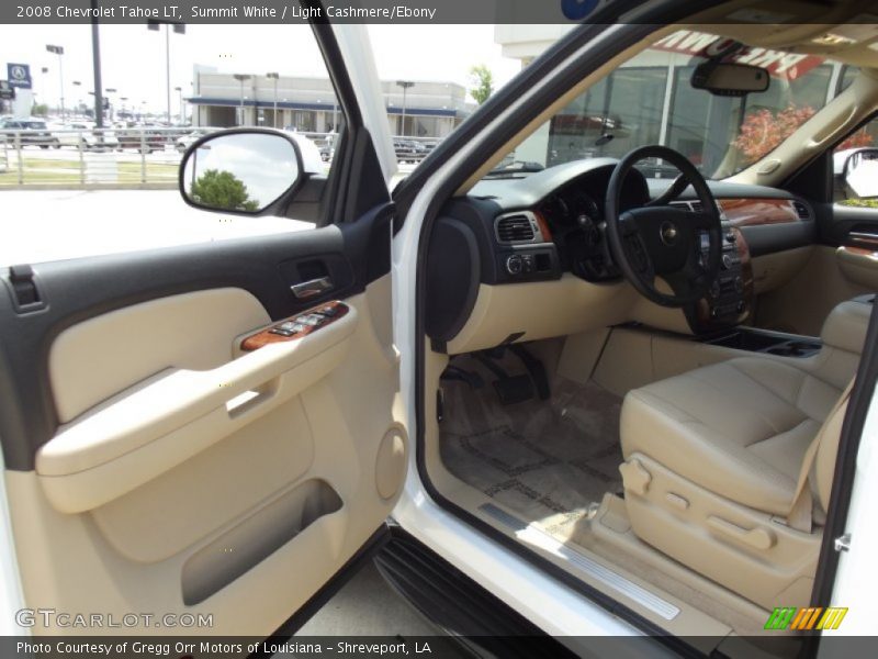 Summit White / Light Cashmere/Ebony 2008 Chevrolet Tahoe LT
