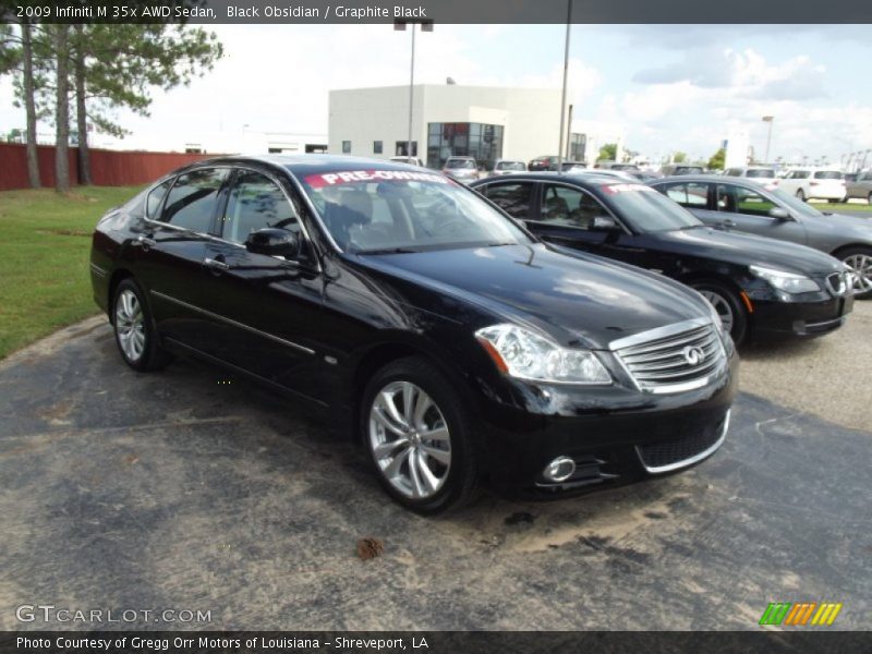 Black Obsidian / Graphite Black 2009 Infiniti M 35x AWD Sedan