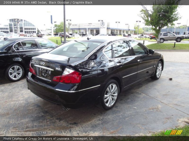 Black Obsidian / Graphite Black 2009 Infiniti M 35x AWD Sedan