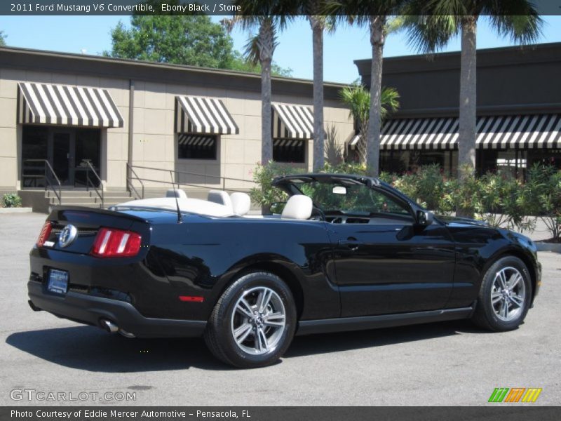 Ebony Black / Stone 2011 Ford Mustang V6 Convertible