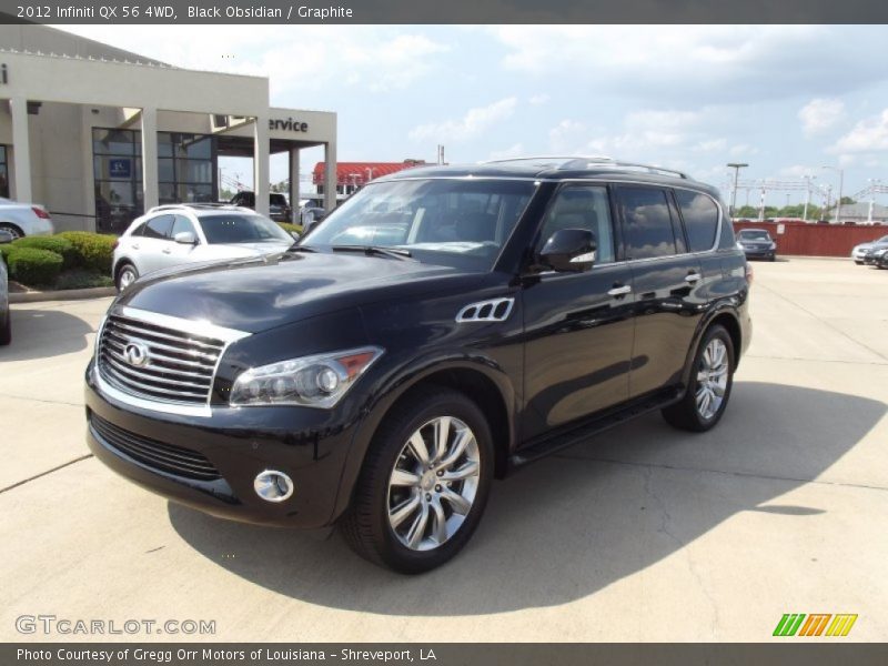 Black Obsidian / Graphite 2012 Infiniti QX 56 4WD
