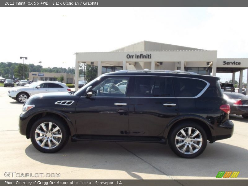 Black Obsidian / Graphite 2012 Infiniti QX 56 4WD
