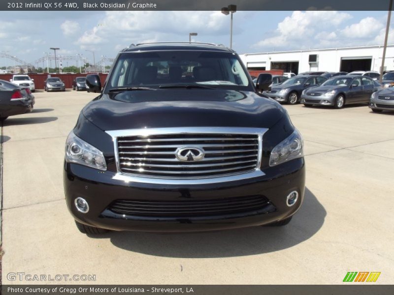 Black Obsidian / Graphite 2012 Infiniti QX 56 4WD