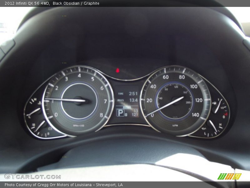 Black Obsidian / Graphite 2012 Infiniti QX 56 4WD
