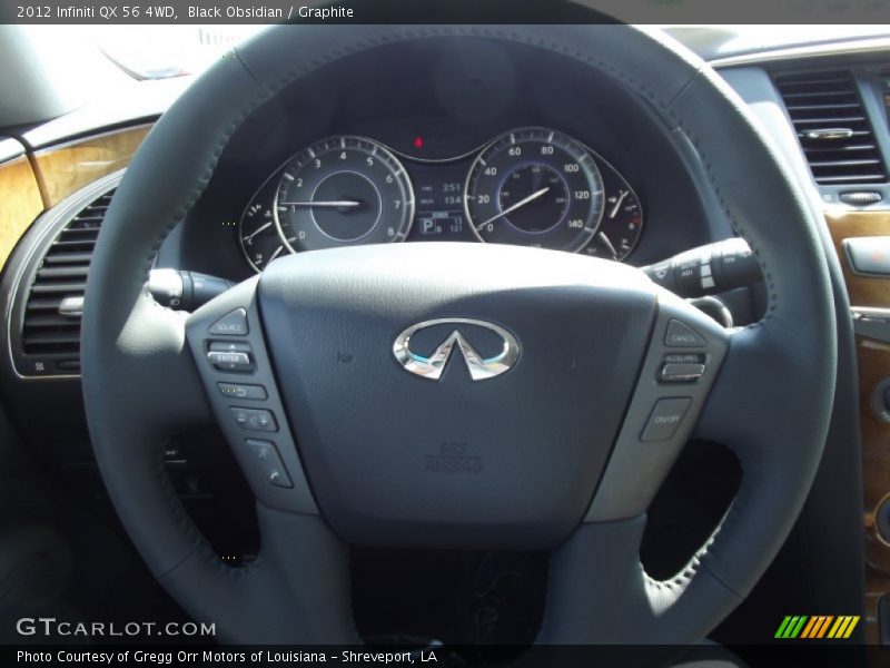 Black Obsidian / Graphite 2012 Infiniti QX 56 4WD