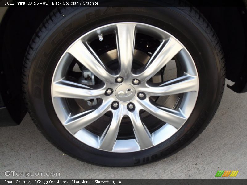 Black Obsidian / Graphite 2012 Infiniti QX 56 4WD