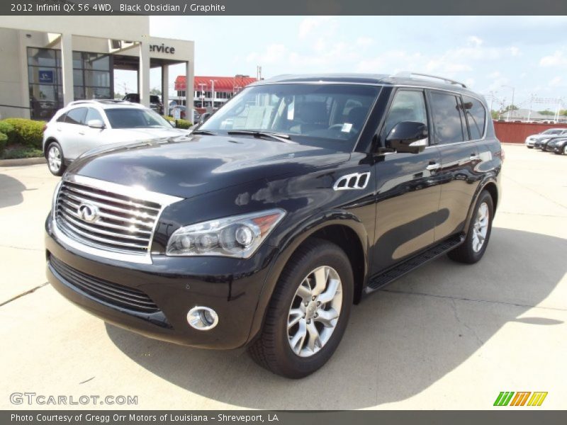 Black Obsidian / Graphite 2012 Infiniti QX 56 4WD