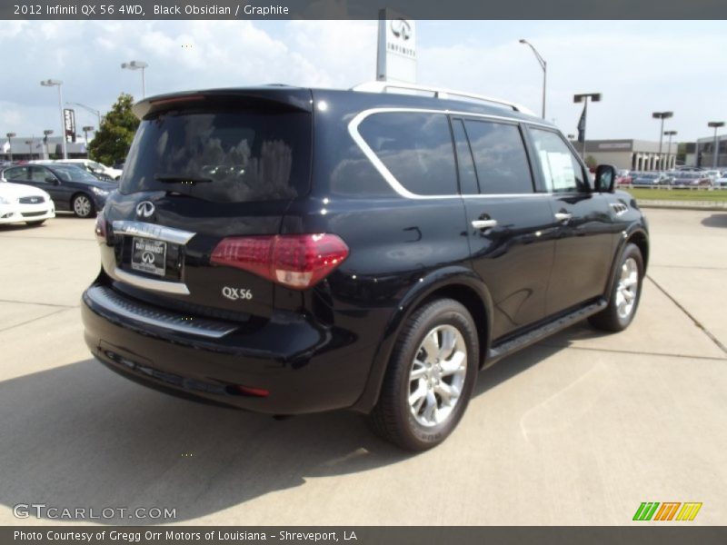 Black Obsidian / Graphite 2012 Infiniti QX 56 4WD