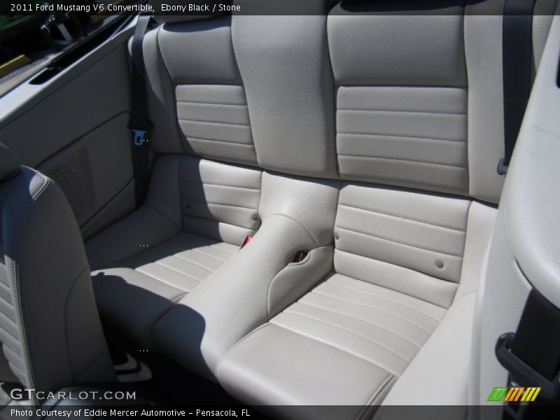 Ebony Black / Stone 2011 Ford Mustang V6 Convertible