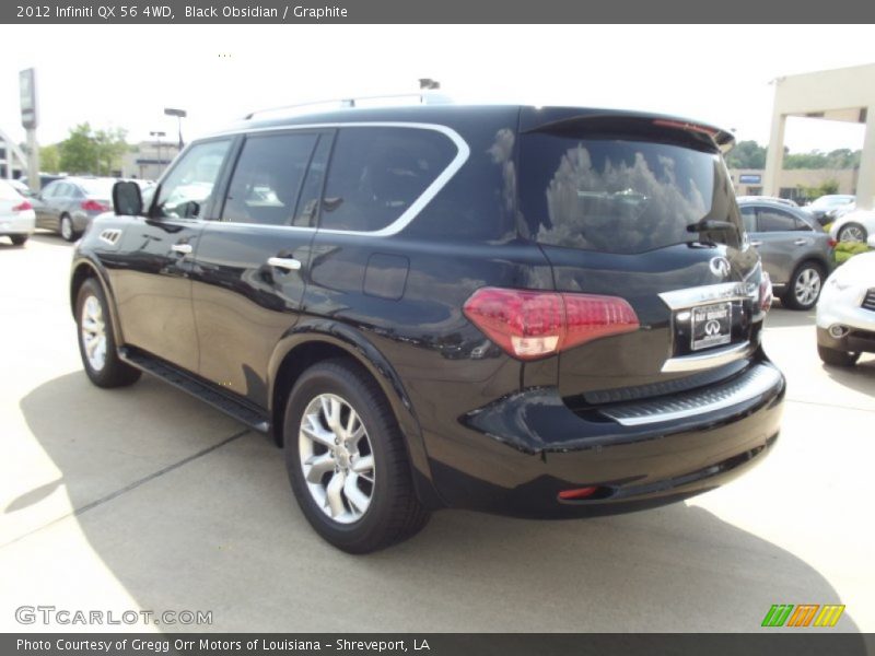 Black Obsidian / Graphite 2012 Infiniti QX 56 4WD