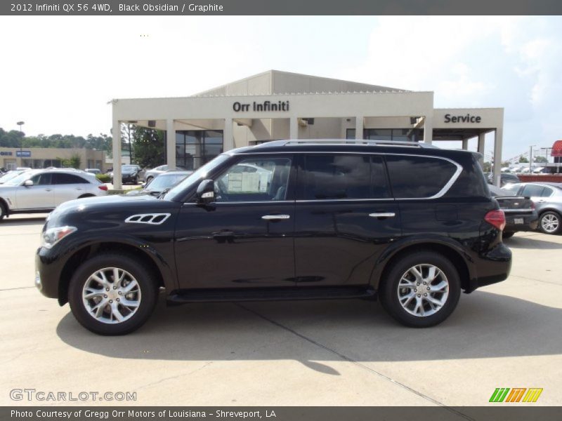 Black Obsidian / Graphite 2012 Infiniti QX 56 4WD