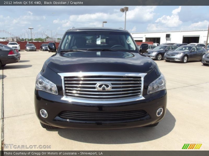 Black Obsidian / Graphite 2012 Infiniti QX 56 4WD