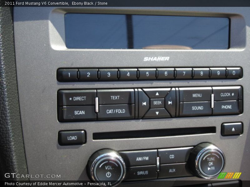Ebony Black / Stone 2011 Ford Mustang V6 Convertible