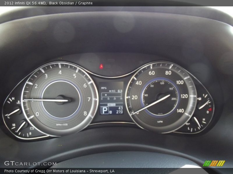 Black Obsidian / Graphite 2012 Infiniti QX 56 4WD