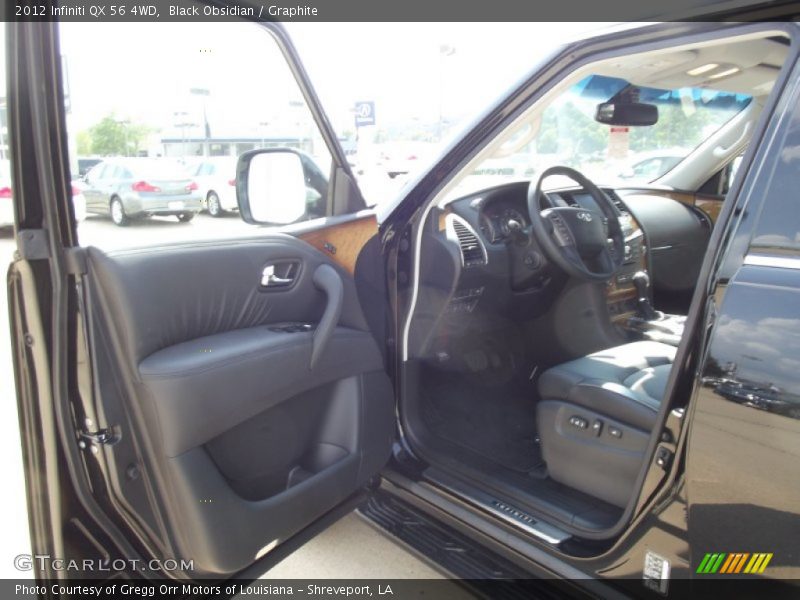 Black Obsidian / Graphite 2012 Infiniti QX 56 4WD