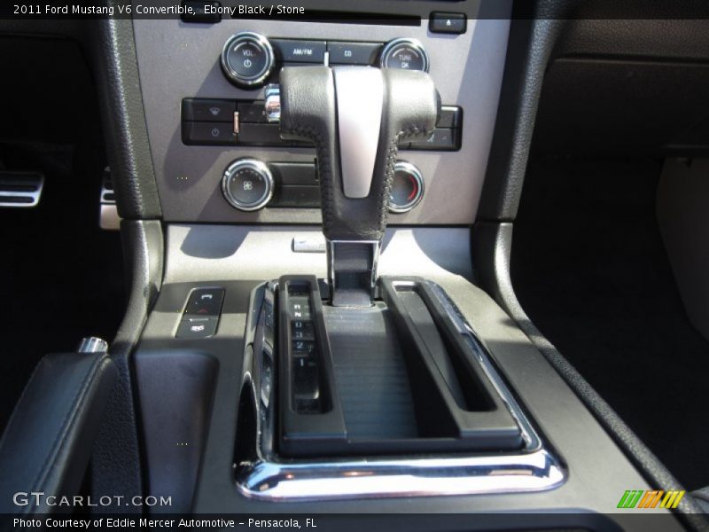 Ebony Black / Stone 2011 Ford Mustang V6 Convertible
