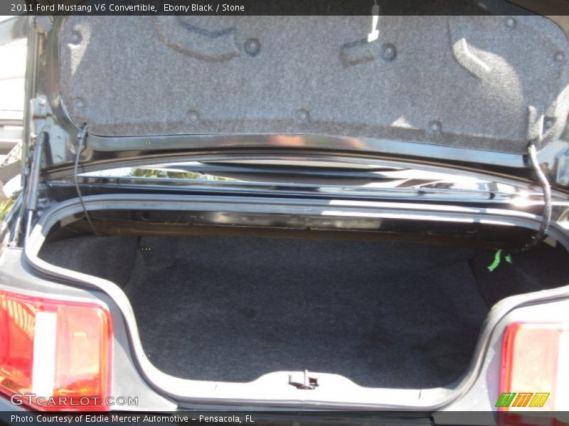 Ebony Black / Stone 2011 Ford Mustang V6 Convertible