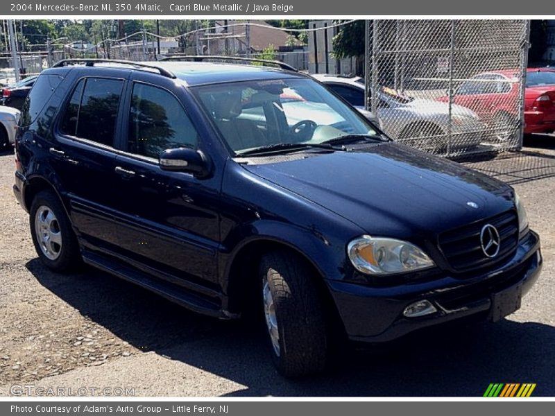 Capri Blue Metallic / Java Beige 2004 Mercedes-Benz ML 350 4Matic