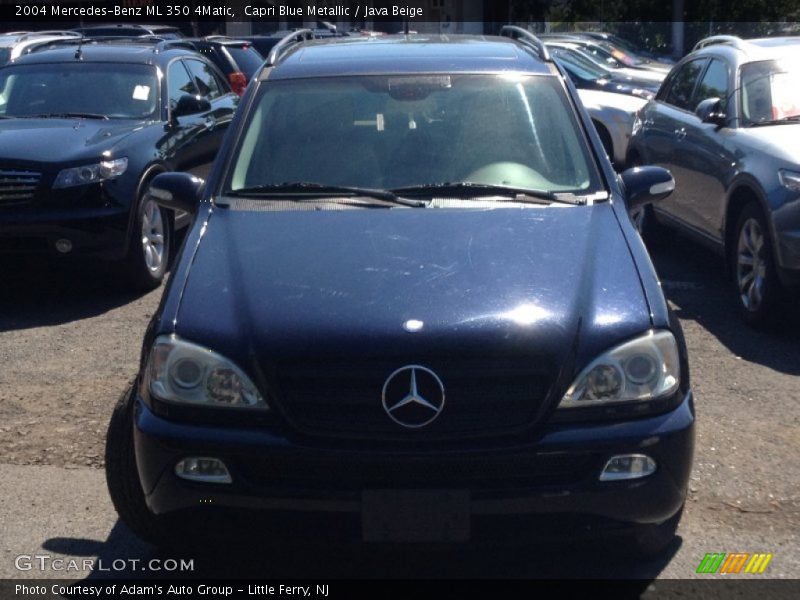 Capri Blue Metallic / Java Beige 2004 Mercedes-Benz ML 350 4Matic