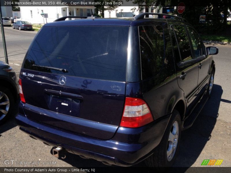 Capri Blue Metallic / Java Beige 2004 Mercedes-Benz ML 350 4Matic