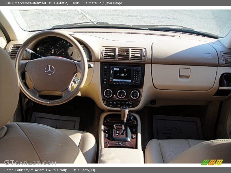 Capri Blue Metallic / Java Beige 2004 Mercedes-Benz ML 350 4Matic