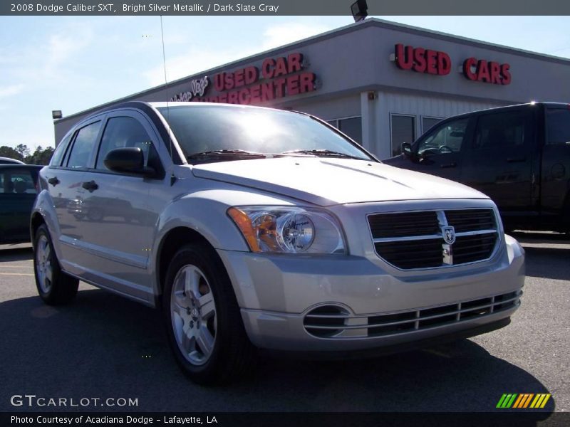 Bright Silver Metallic / Dark Slate Gray 2008 Dodge Caliber SXT