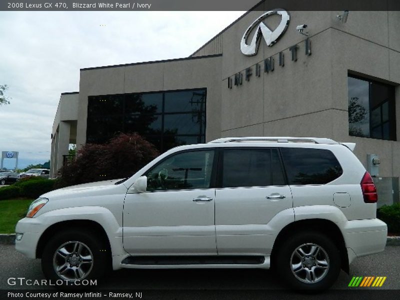 Blizzard White Pearl / Ivory 2008 Lexus GX 470
