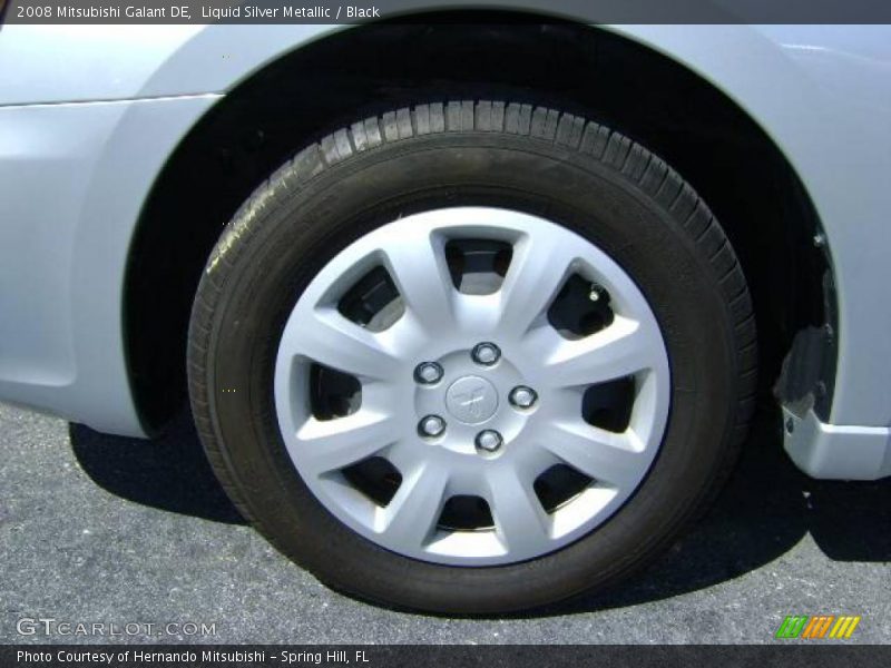 Liquid Silver Metallic / Black 2008 Mitsubishi Galant DE