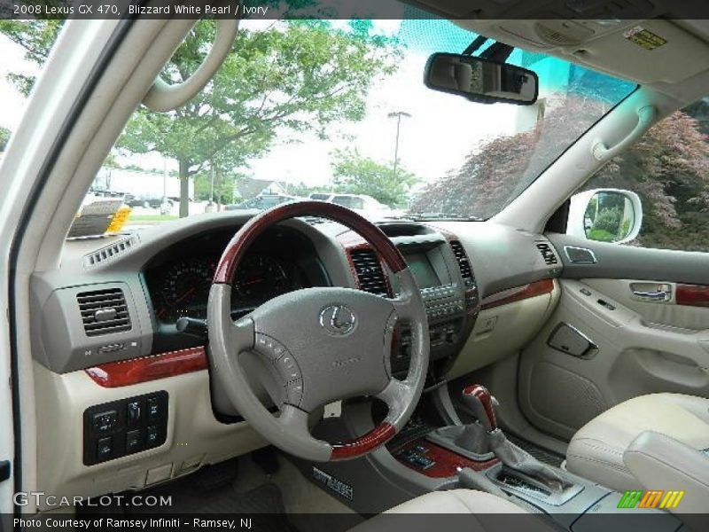 Blizzard White Pearl / Ivory 2008 Lexus GX 470