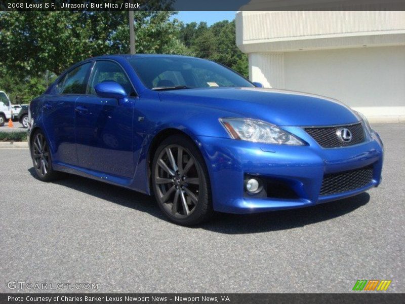 Ultrasonic Blue Mica / Black 2008 Lexus IS F