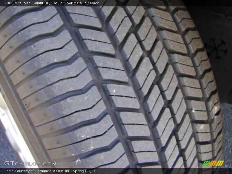 Liquid Silver Metallic / Black 2008 Mitsubishi Galant DE