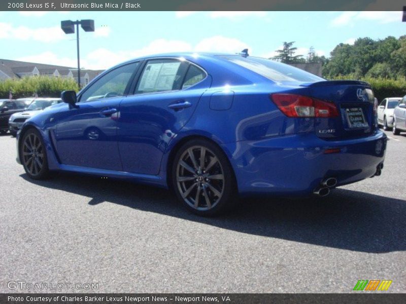 Ultrasonic Blue Mica / Black 2008 Lexus IS F