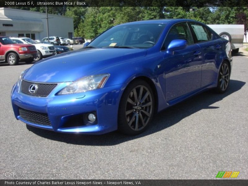 Ultrasonic Blue Mica / Black 2008 Lexus IS F