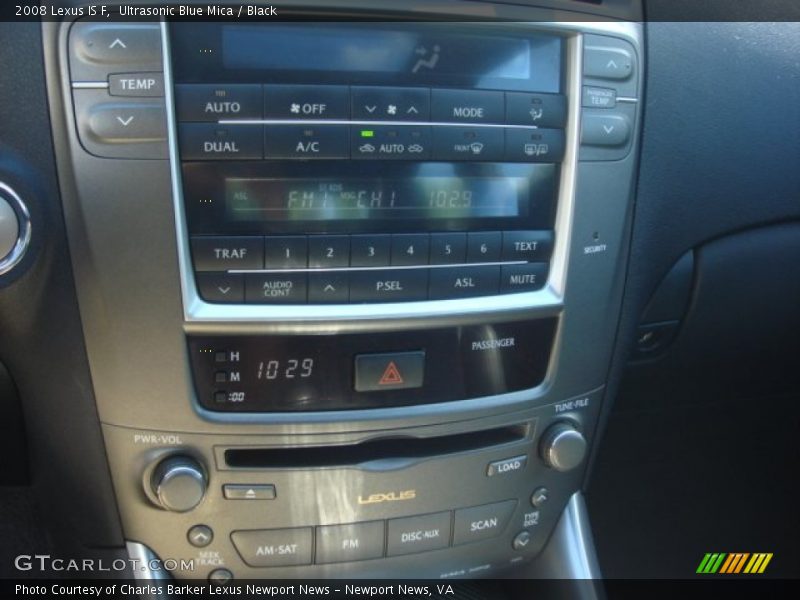 Ultrasonic Blue Mica / Black 2008 Lexus IS F