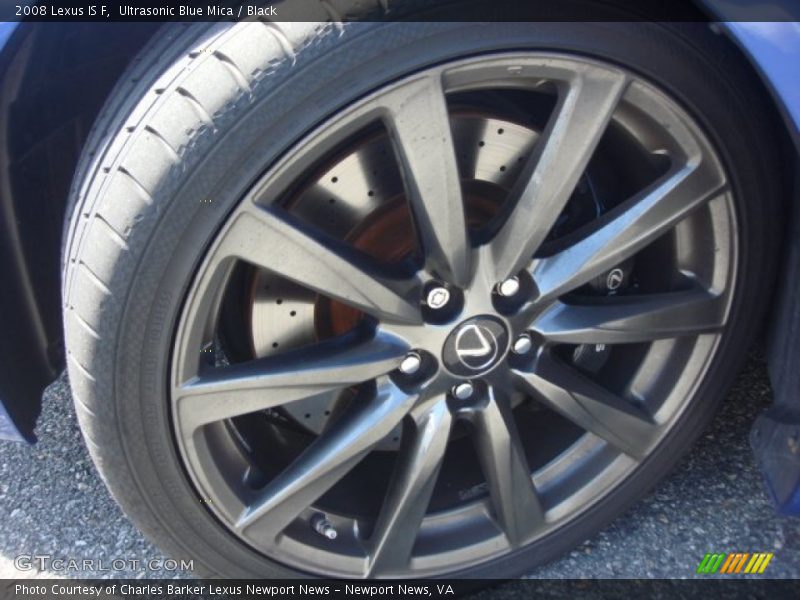 Ultrasonic Blue Mica / Black 2008 Lexus IS F