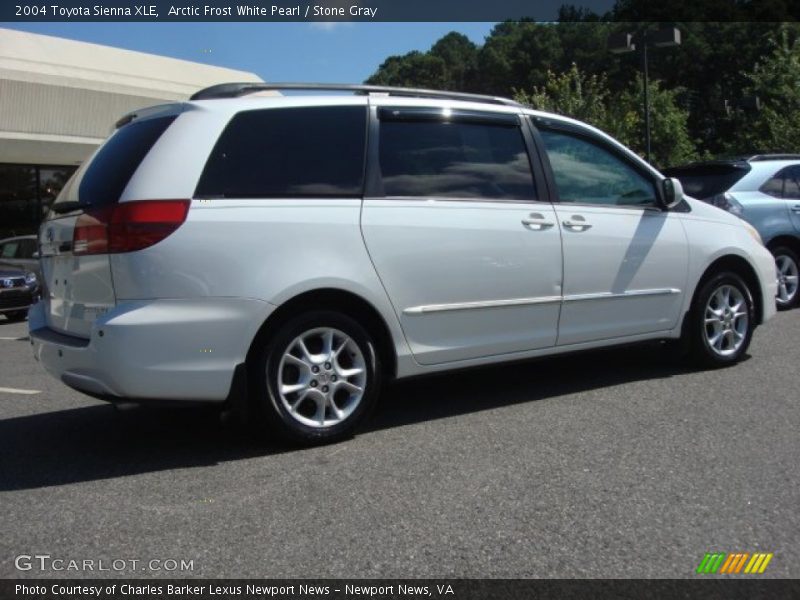 Arctic Frost White Pearl / Stone Gray 2004 Toyota Sienna XLE