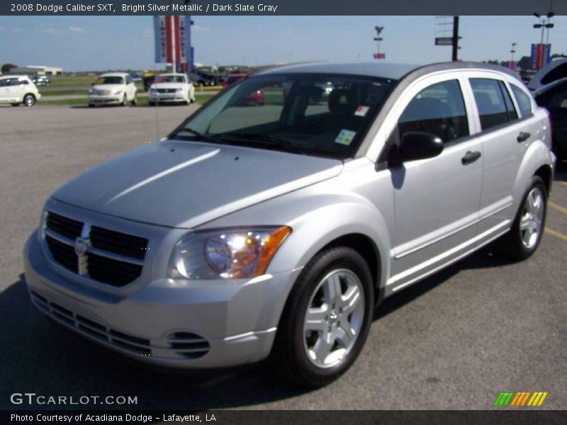 Bright Silver Metallic / Dark Slate Gray 2008 Dodge Caliber SXT