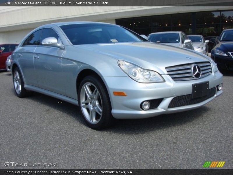 Iridium Silver Metallic / Black 2006 Mercedes-Benz CLS 500