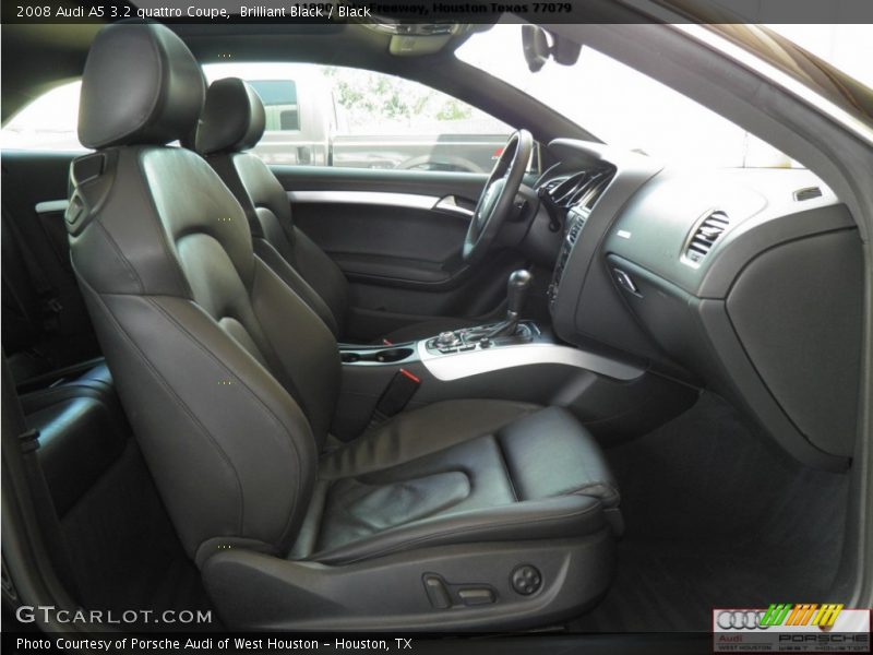Brilliant Black / Black 2008 Audi A5 3.2 quattro Coupe