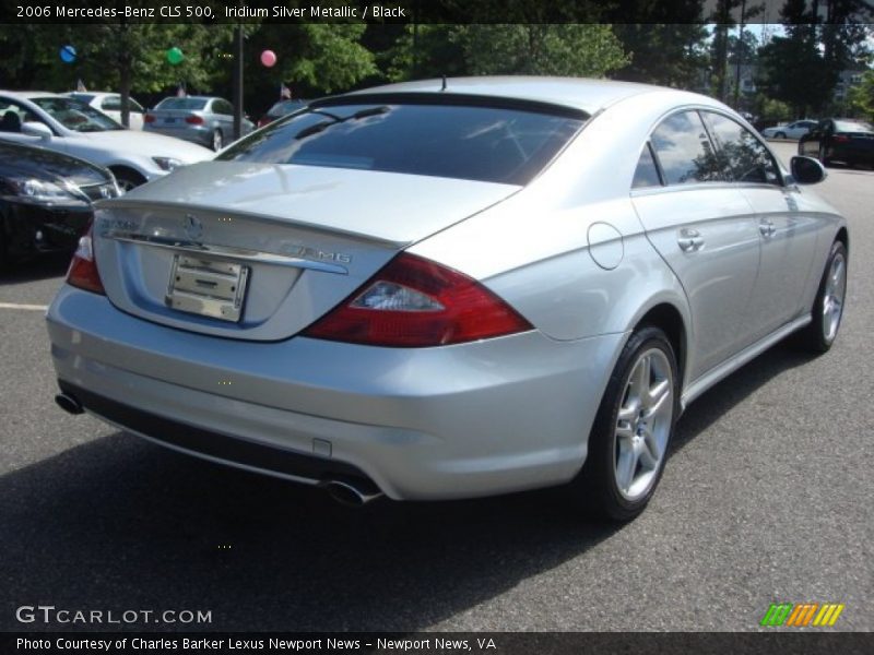 Iridium Silver Metallic / Black 2006 Mercedes-Benz CLS 500