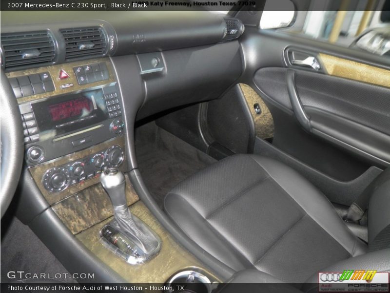 Black / Black 2007 Mercedes-Benz C 230 Sport