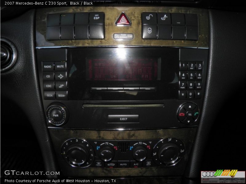 Black / Black 2007 Mercedes-Benz C 230 Sport