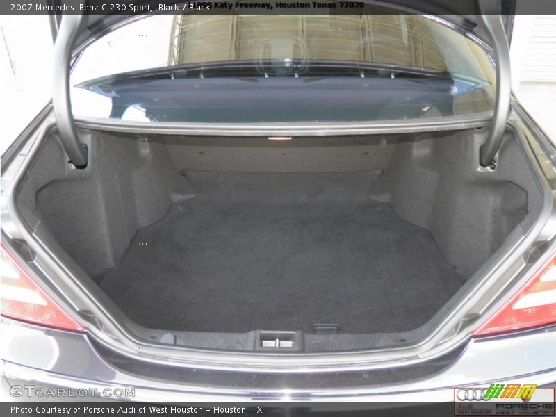 Black / Black 2007 Mercedes-Benz C 230 Sport