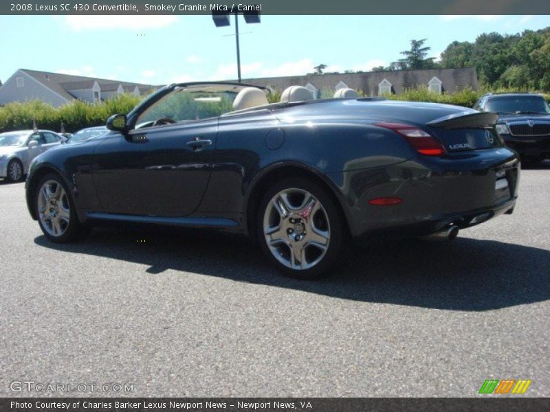 Smokey Granite Mica / Camel 2008 Lexus SC 430 Convertible