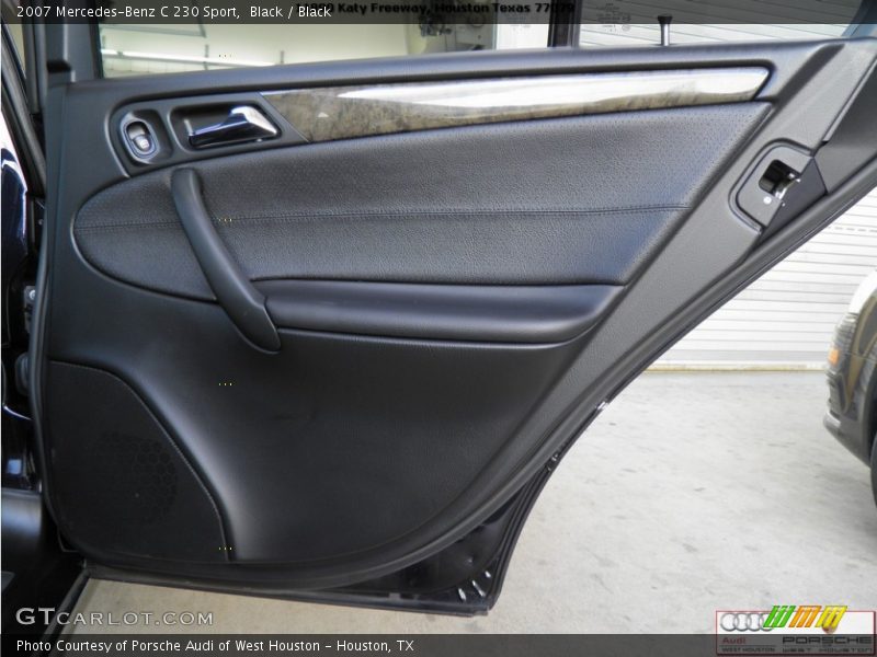 Black / Black 2007 Mercedes-Benz C 230 Sport