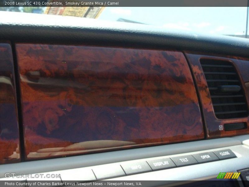 Smokey Granite Mica / Camel 2008 Lexus SC 430 Convertible