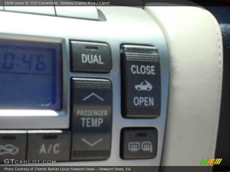 Smokey Granite Mica / Camel 2008 Lexus SC 430 Convertible